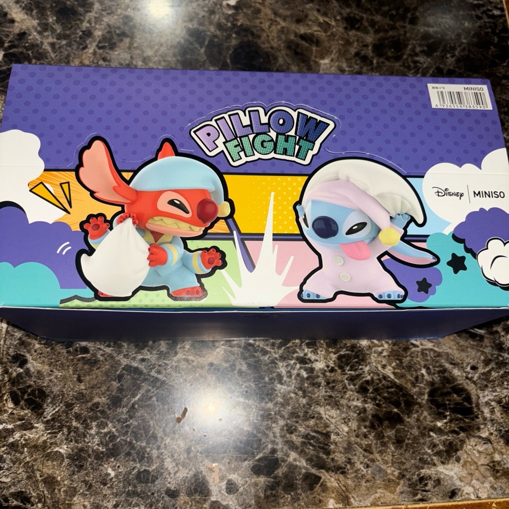 Miniso Disney Stitch Pillow Fight Series Blind Box Case – 8 Figures